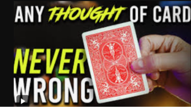 Lloyd Barnes – Any Thought Of Card - Card Tricks Lloyd Barnes – Any Thought Of Card - Card Tricks