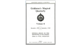 Goldstons Magical Quarterly Volume 6 (Dec 1939 – Sep 1940) by Will Goldston