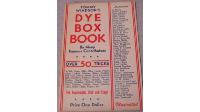 Dye Box Book by Tommy Windsor - 2026 Dye Box Book by Tommy Windsor - 2026