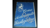 Brockmann Come Si Diventa Prestigiatore Brockmann Come Si Diventa Prestigiatore
